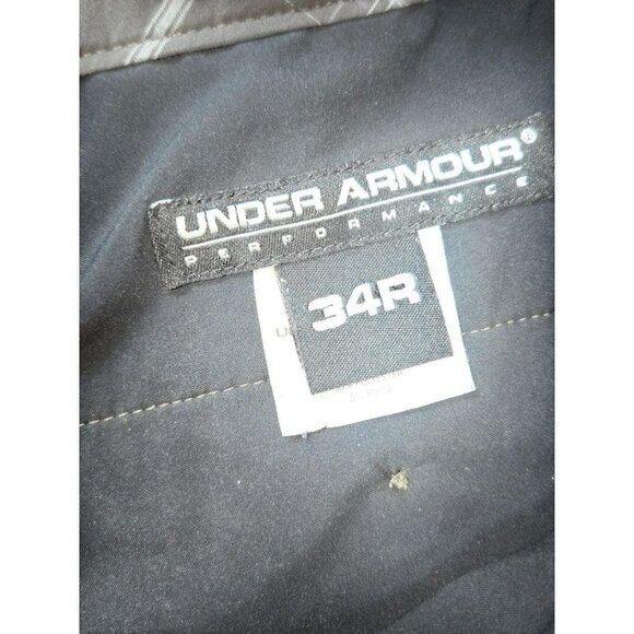 Under Armour Mens Performance Pants 34x32 Gray Striped - Picture 4 of 9